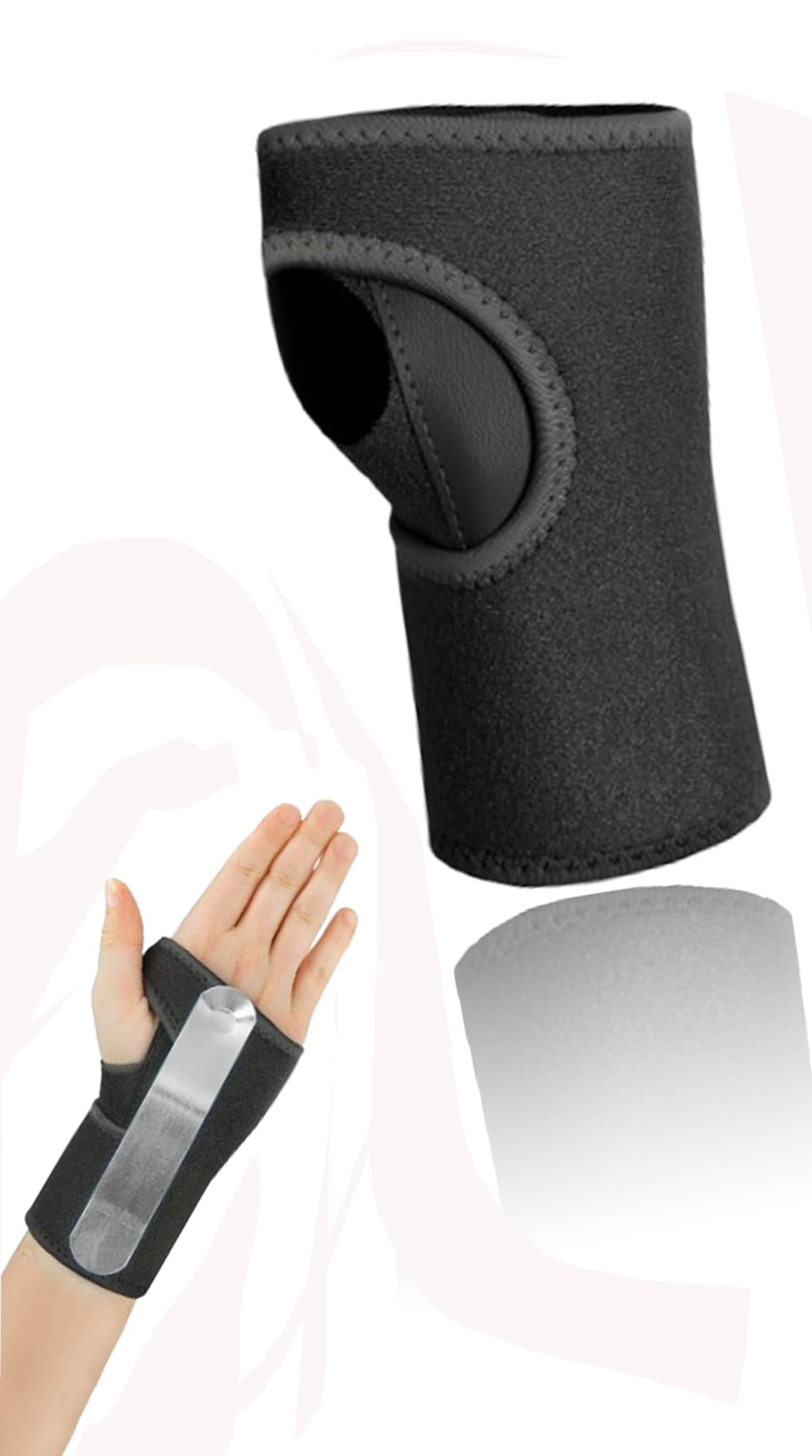 Sweet seven Wrist Brace with Splints for Carpal Tunnel and pain Relief - Adjustable Hand Support for Men, Women, and Youth - Day and night Wear - Right Hand