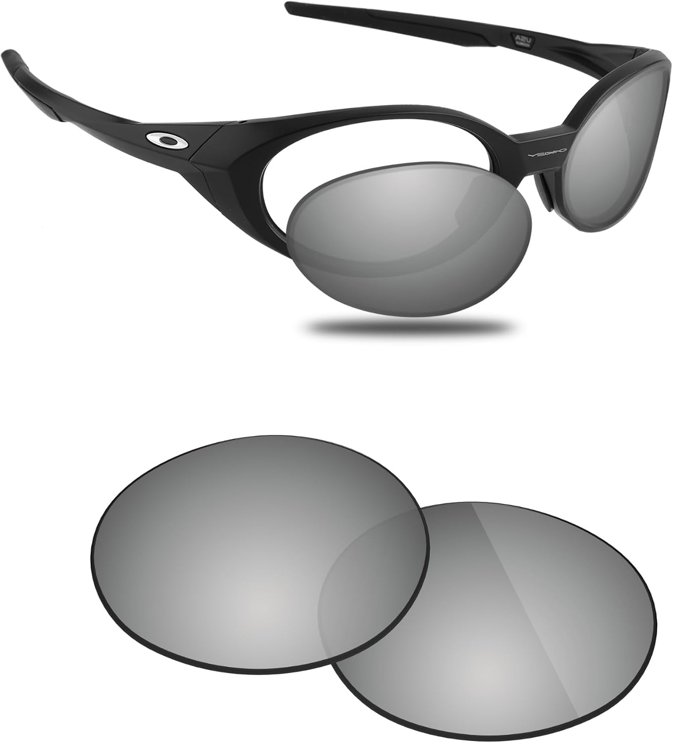 Fiskr Polarized Lenses Replacement Compatible with Oakley Eye Jacket Redux OO9438 Sunglasses, Impact Resistant & Perfect Fit