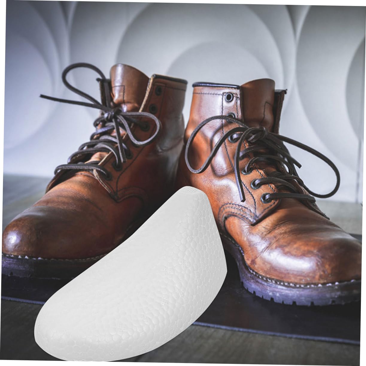 Hormas de Espuma Desechables para Zapatos, 10 Pares, Talla 42-45 | Color Blanco, Uso Único y Fácil Almacenamiento, para Botas y Calzado del Hogar