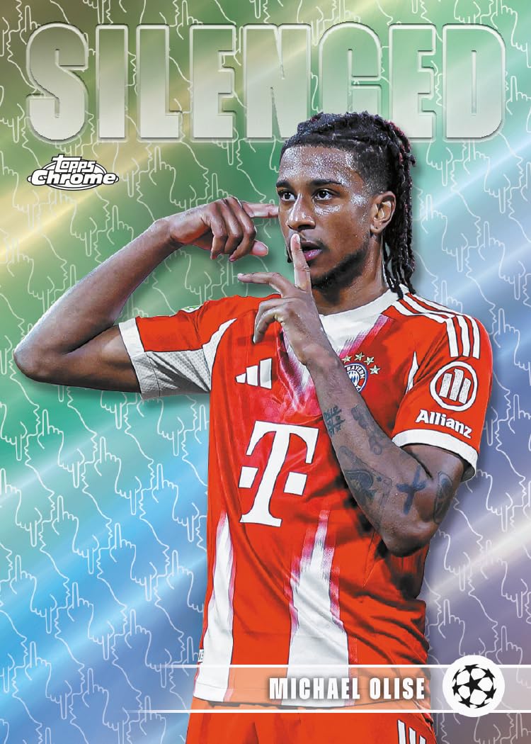 Topps Chrome® UEFA Club Competitions 2025-26 - Value Box (contiene 7 confezioni per scatola, 4 carte per confezione)