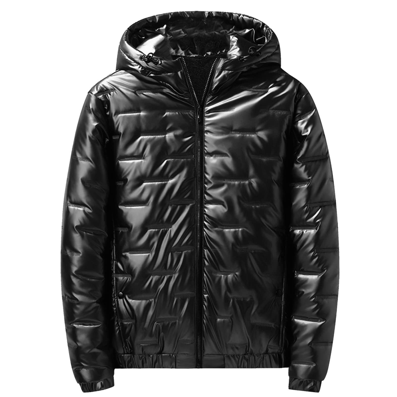 Doudoune Homme Legere, Blouson Homme Hiver Chaud, Regular Veste De Travail Manteau, Coupe-Vent Étanche Veste Résistante À L’eau Respirant Outdoor Zippé Manteau Mode Et Le Confort Cohabitent‌