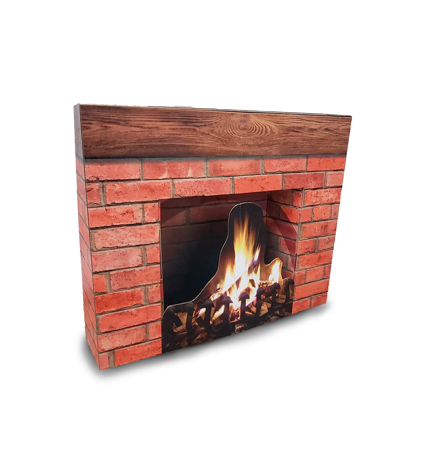 Advanced Graphics Holiday Fireplace 3D Life Size Cardboard Cutout Standup :  Amazon.co.uk: Home u0026 Kitchen