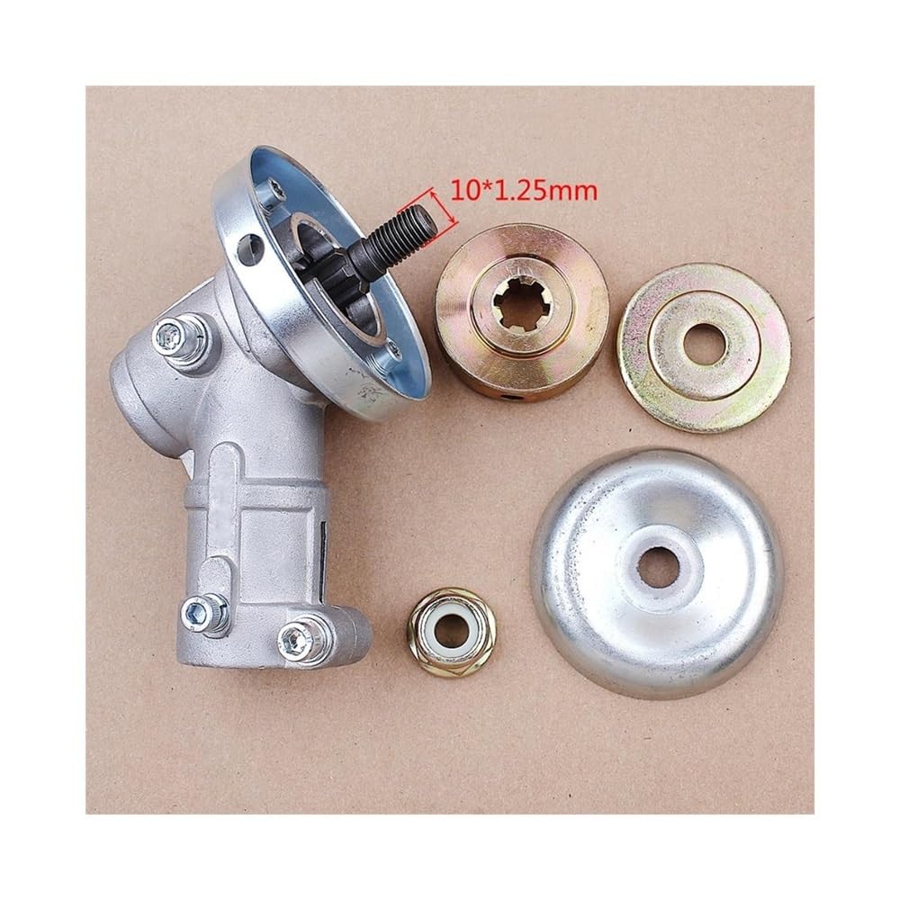 Piezas de reparación Cabezal de Engranajes de 28 mm con Varilla Cuadrada, Cabezal Universal Compatible con desbrozadoras y cortacéspedes. Pieza de Repuesto for cortacésped.
