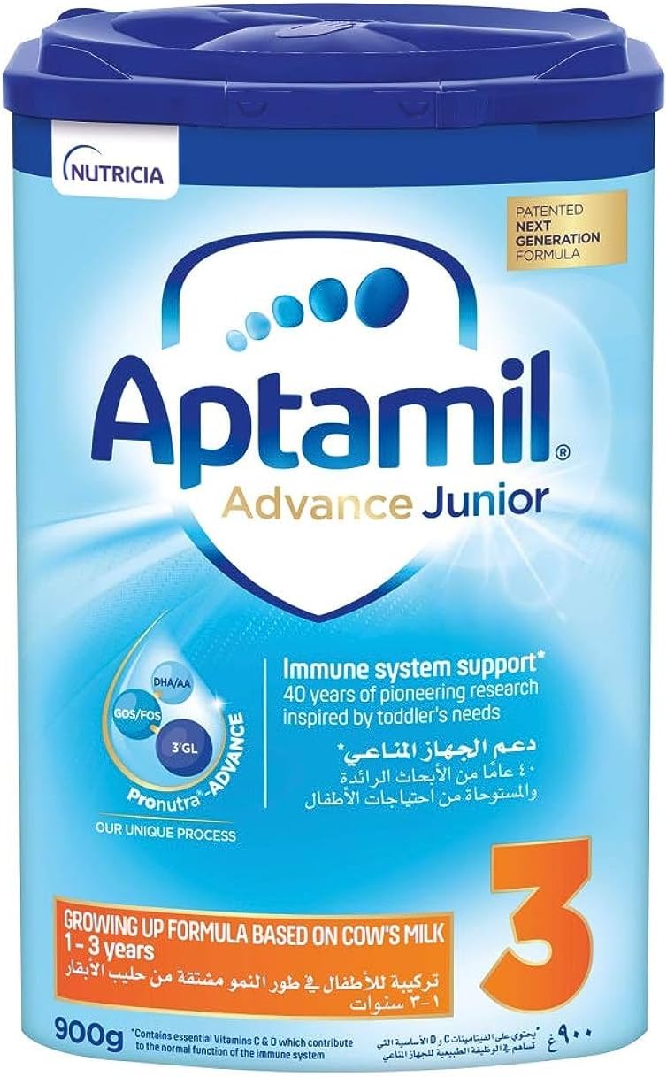 Aptamil Junior 3 Advance Growing Up Formula From 1-3 Years 900g