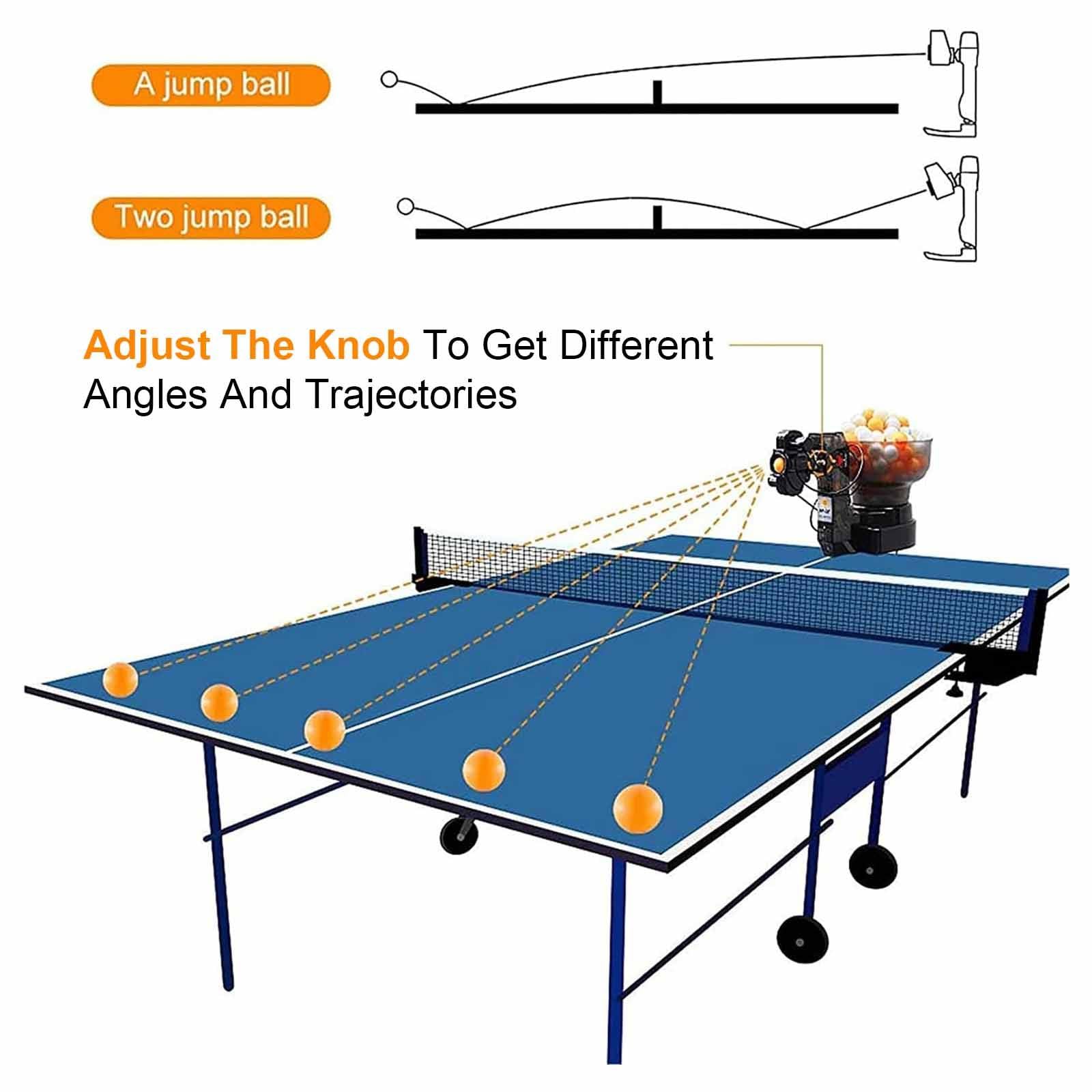 Automatic Pingpong Machine - Remote Control Training Robot - View #9