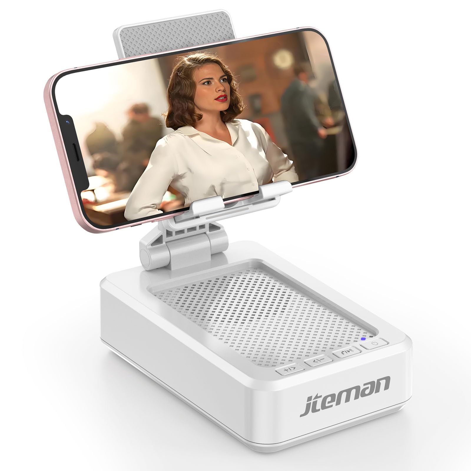 JTEMAN Cell Phone Stand with Bluetooth Speaker,Birthday Gifts for Men Women — Amazon image 11