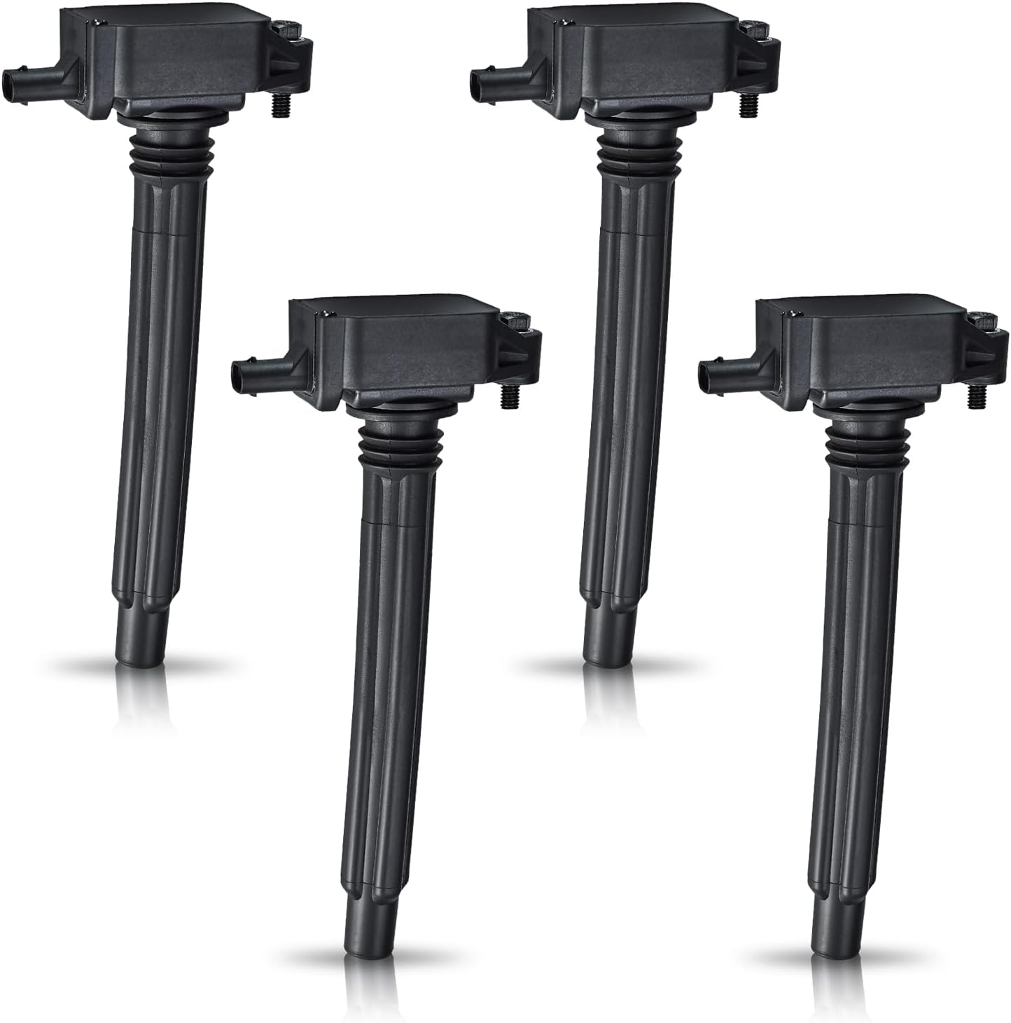 ENA Set of 4 Ignition Coil Pack Compatible with Ram Dodge Jeep Cherokee Renegade ProMaster Dart 500X City 2013-2020 2.4L L4 Replacement For C1828 UF751 UF754 C907 68242286AA 68080580AB 0221504050