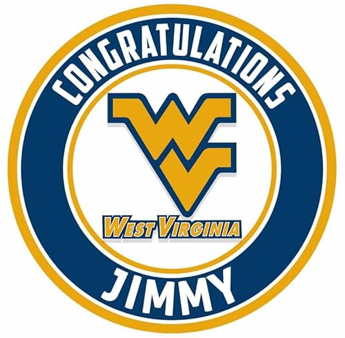 7.5 Inch Edible Cake Topper – West Virginia Themed Birthday