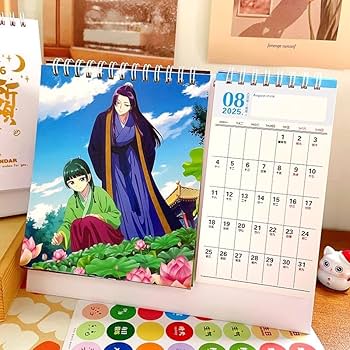 Amazon.co.jp: 薬屋のひとりごと 2025-2026年 卓上カレンダー