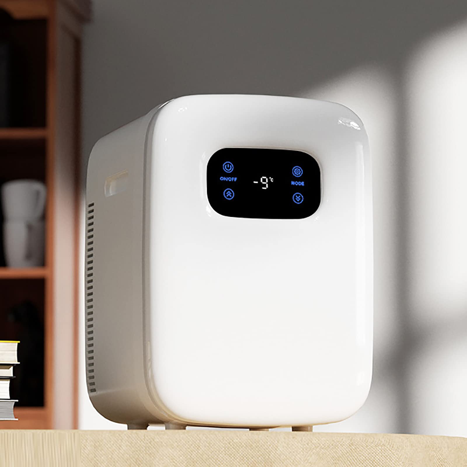 Skincare Fridge with Smart Touch Screen, 20L Mini Fridge for Bedroom, Office, Dorm and Car, Thermoelectric Cooler and Warmer Refrigerator for Beauty, Makeup and Cosmetics