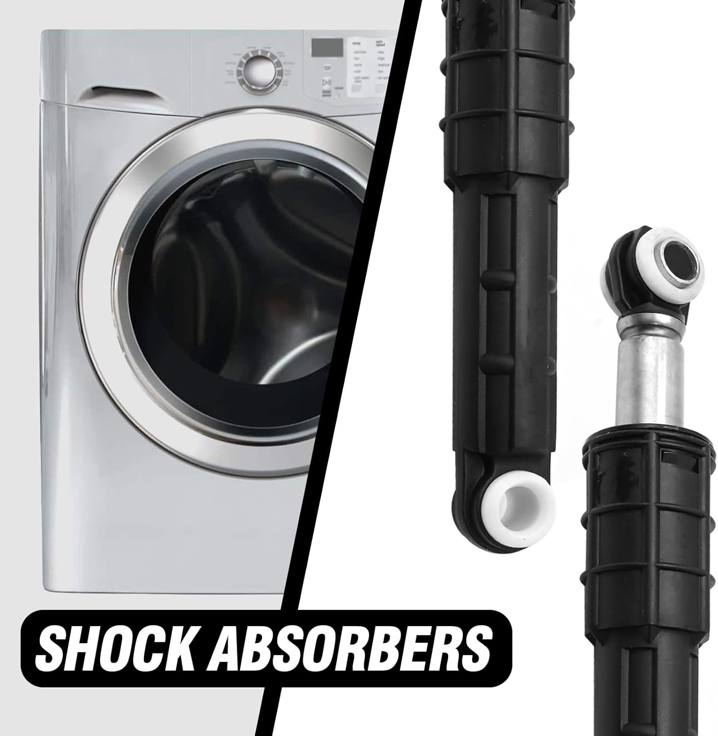 DC66-00470D 4 Pcs Washer Shock Absorbers, Replacement for Samsung Washing Machine Models WF45B6300AC WF45R6100AP WF45R6300AC, Replaces 4959027, AP6884239, PS12720639