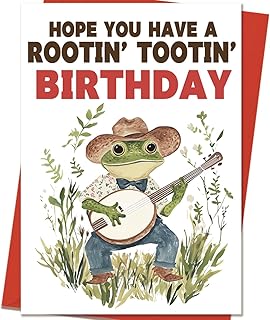 Funny Frog Birthday Card Gifts for Women Men Him Her