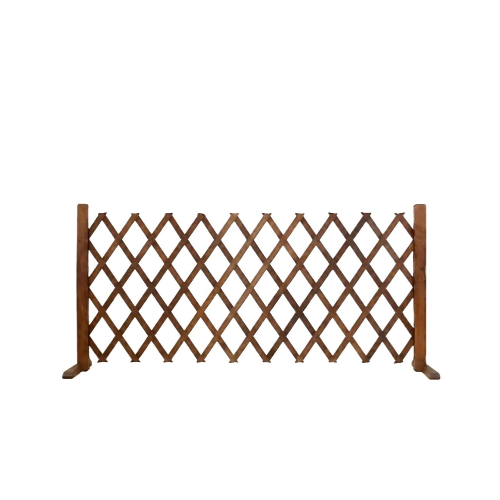 Retractable Dog Gate Expandable Instant Fence Multipurpose Freestanding Lattice Panel Lightweight Decorative Portable Dog Gate