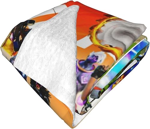 Miniatura 2 de Game Blaneket - Manta de franela suave y cálida Animethrow para aire acondicionado, manta de cama A-60 x 50 pulgadas