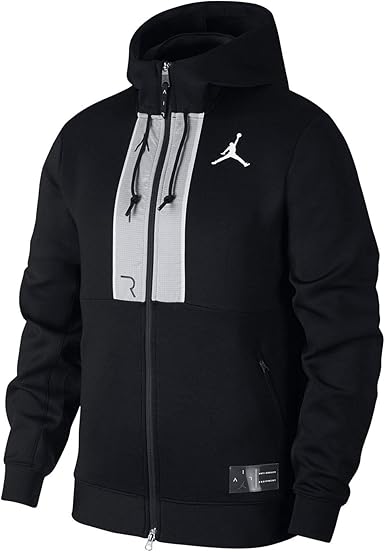 Nike Jordan Jumpman Air Fleece Full-Zip Hoodie Black/White - Multicolour -  XXL : Amazon.co.uk: Clothing