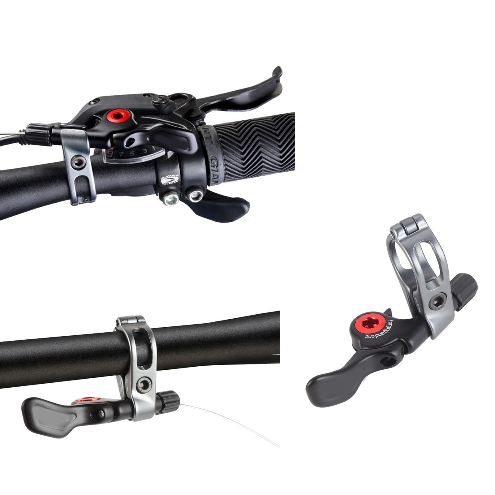 Mountain Bike Dropper Seatpost Levers Bicycles Dropper Remote Levers Bike Seats Tube Height Cable Adjustable Levers