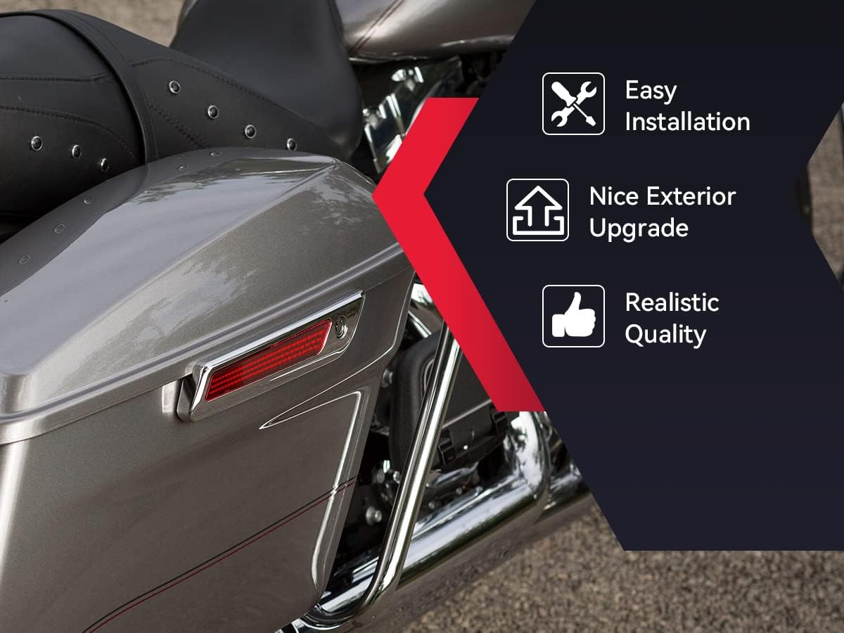 Areyourshop Saddlebag LED Flowing Turn Signal Light fit for Harley Touring Electra Glide Street Glide Road Glide Road King 2014-2022