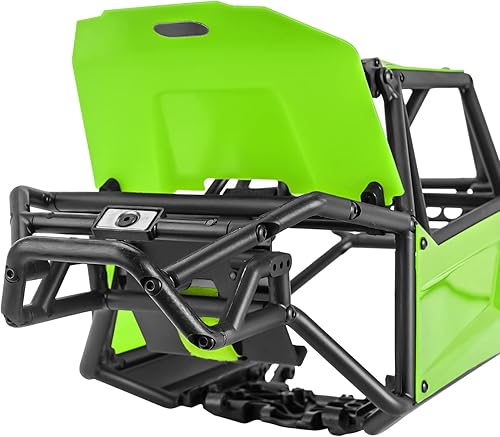 Miniatura 6 de INJORA Nylon Rock Buggy Roll Cage Body Shell Kit de chasis para SCX10 II 90046 UTB10 110 RC Crawler Piezas de actualización (verde)