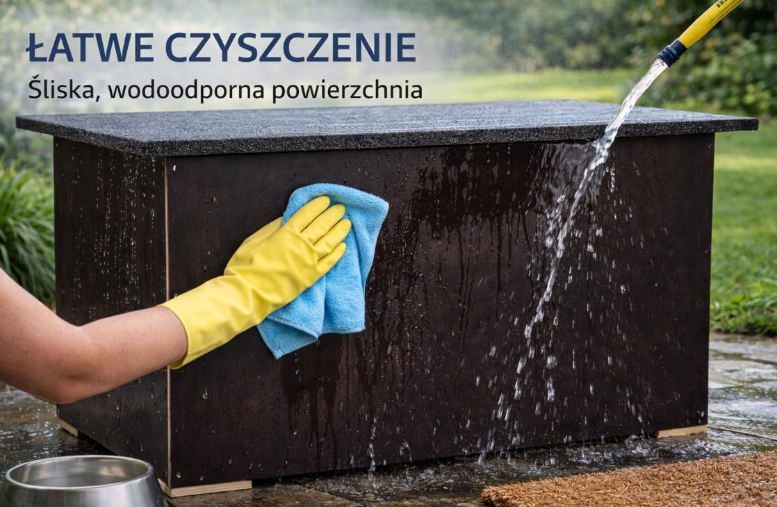 Isolierte Hundehütte/Katzenhütte – komplett montiert – Premium-Qualität
