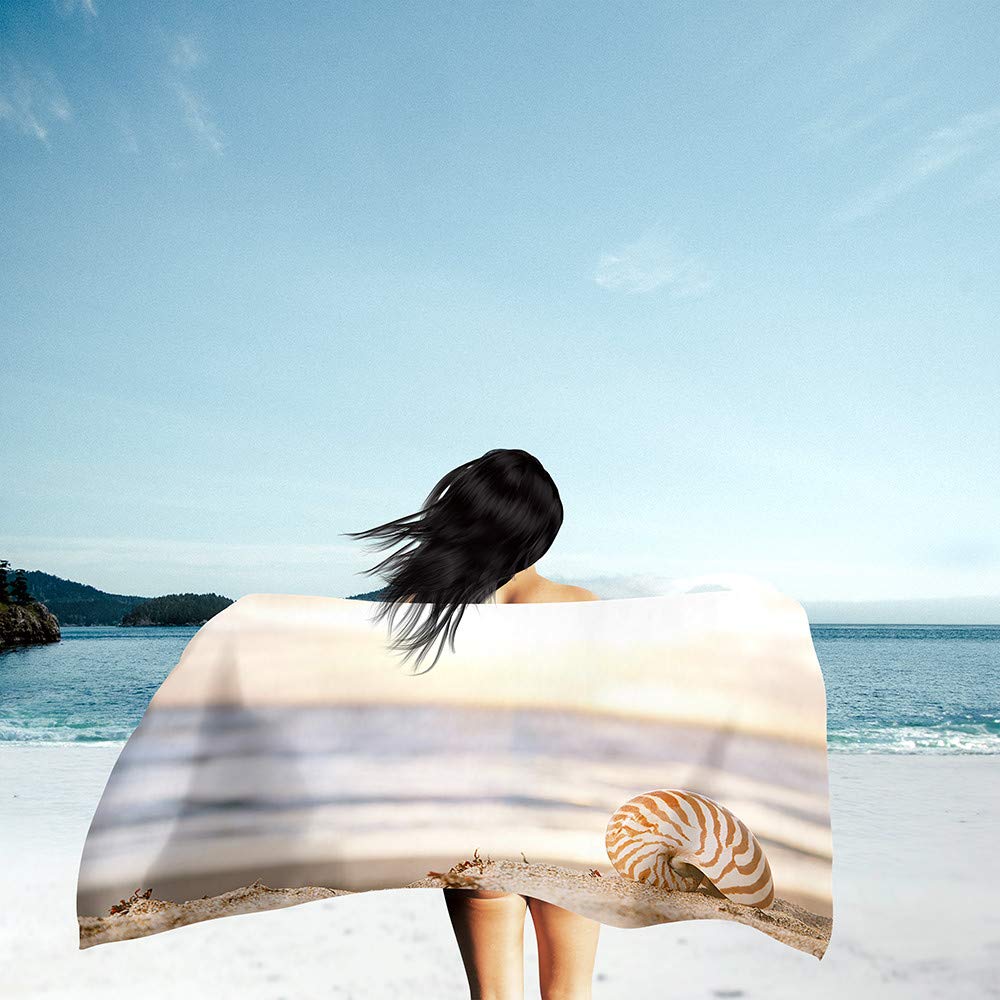 Tapis Plage 160x80cm Serviette De Plage Microfibre 160x80 Cm - Séchage Rapide, Légère | Voyage, Natation, Camping, Fitness Serviette Plage Microfibre