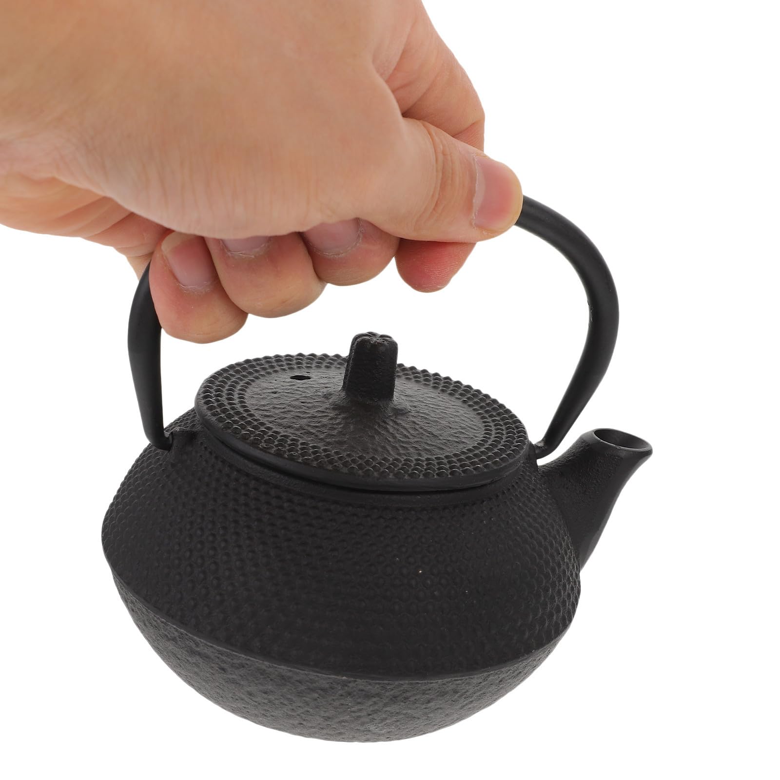 BESTOYARD Tetera Pequeña de Hierro Forjado de 300ml Hervidor y Fácil Limpieza para Uso en Fogón Portátil y Hogar