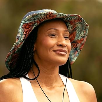 Answer4 / Summer Hat Ｍ Sun Hats for Men Women, Wide Brim Bucket Hats UV 6 3/4-6 7/8