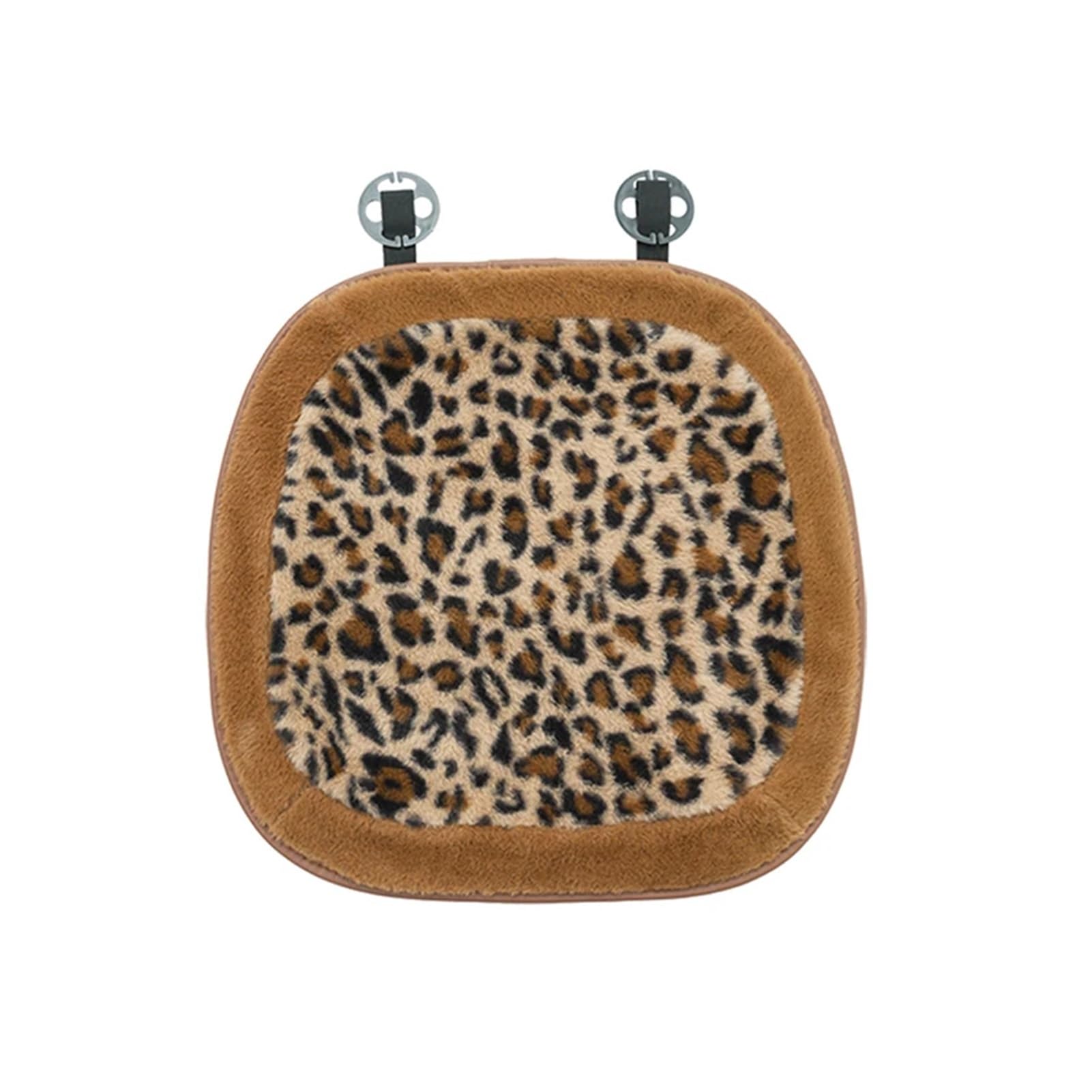Hviyroi car seat cushion Fluffy Leopard Car Seat Cushion Soft Protector(Seat cushion)