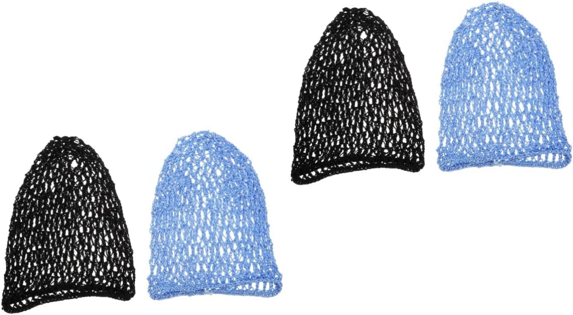 CALLARON 4 Pcs Hair Care Long Net Bag Girl Comfortable Fabric Mesh Network