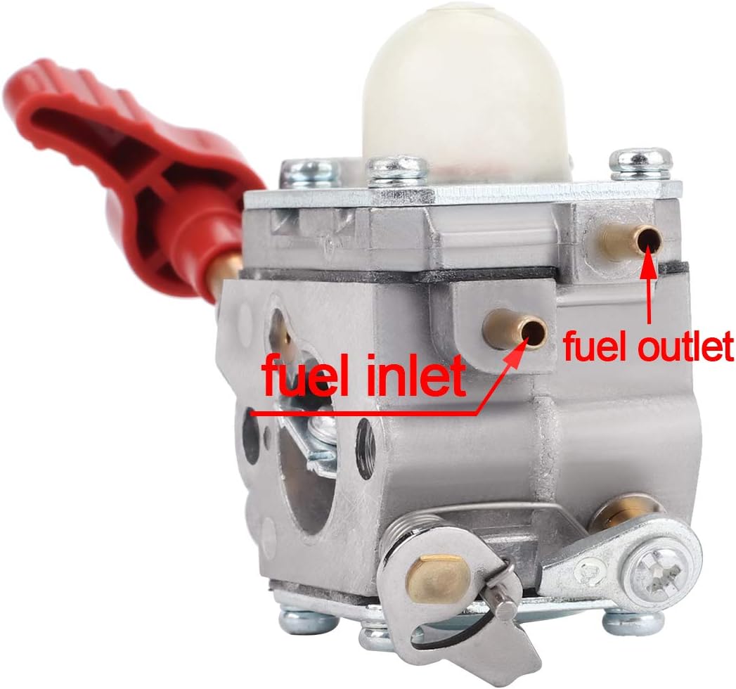 Hipa 753-06288 Carburetor for Troy Bilt 25CC String Trimmer Leaf Blower TB35EC TB2044XP TB2040XP TB2MB TB430 Murray M25B M2560 MS2550 MS2560 MS9900 Remington RM430 with Maintenance Kit Cleaner