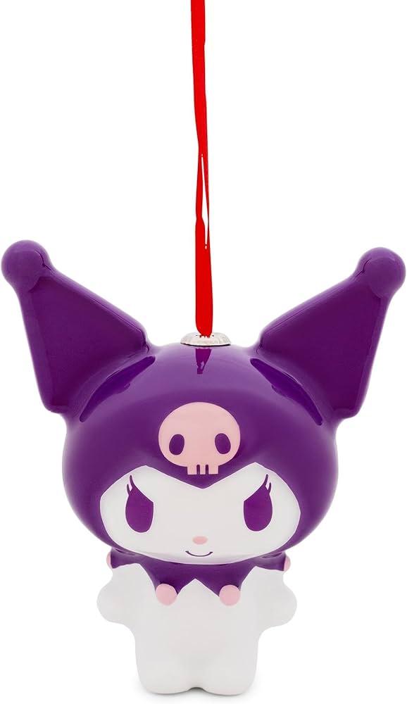 Amazon.com: Sanrio Kuromi 4-Inch Shatterproof Decoupage Ornament