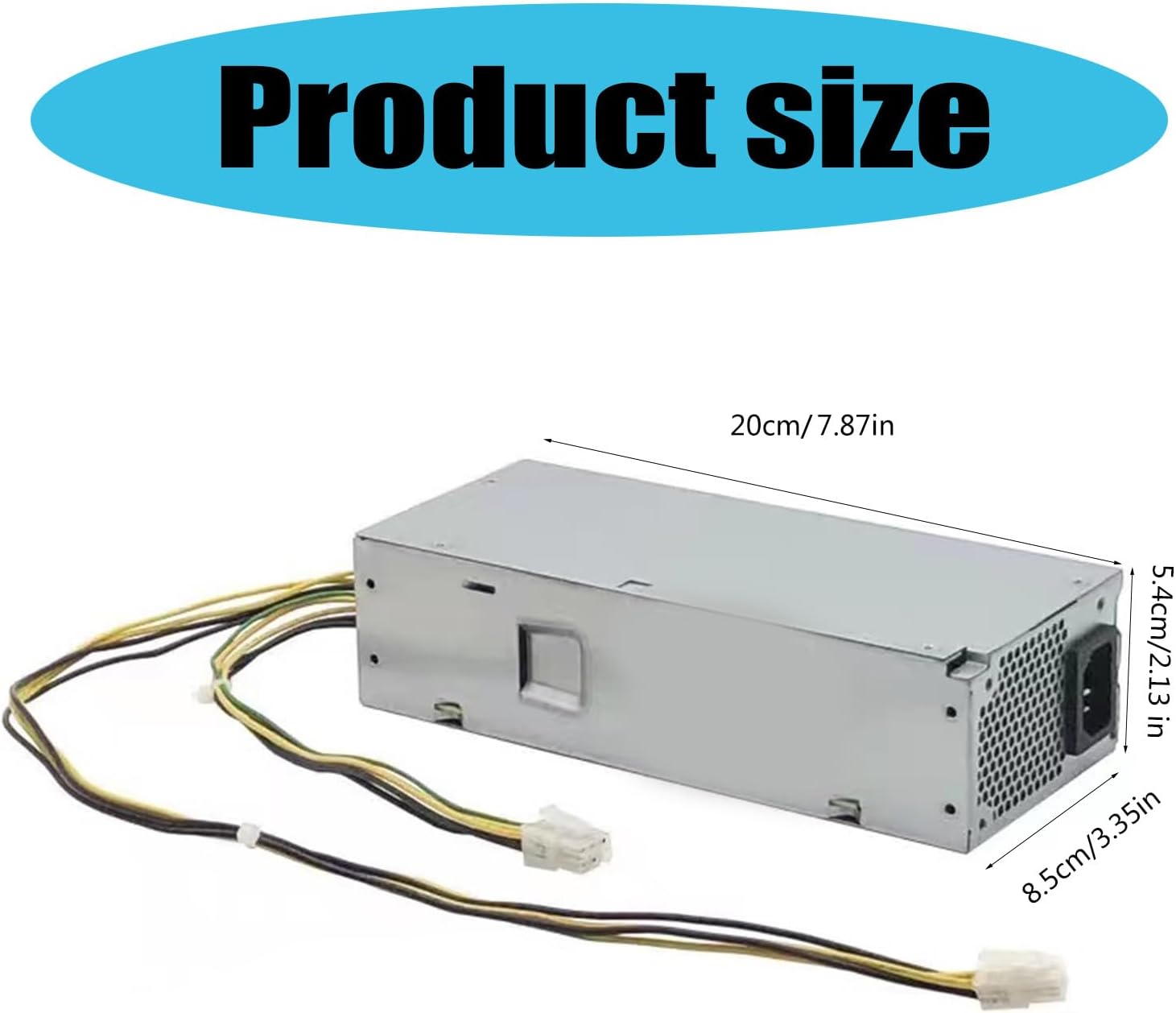 6+4Pin 180W Computer Power Supply Replacement PSUs for 510S-07ICB V530S-07ICB 00PC772 00PC780 SP50H29568 PCH018