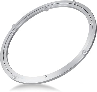ESOYAWE Aluminium Alloy Lazy Susan Ball Bearing, Heavy Duty Swivel Turntable, for Glass Granite Or Wood Kitchen Ding Table Silent Non-Slip Round Dining Table Smooth Swivel Plate Hardware