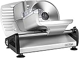 OSTBA Electric Deli Meat Slicer: My Kitchen Journey of Discovery 7 OSTBA Electric Deli Meat Slicer, 200W Food Slicer with 0-15mm Adjustable Thickness, 7.5” Removable...