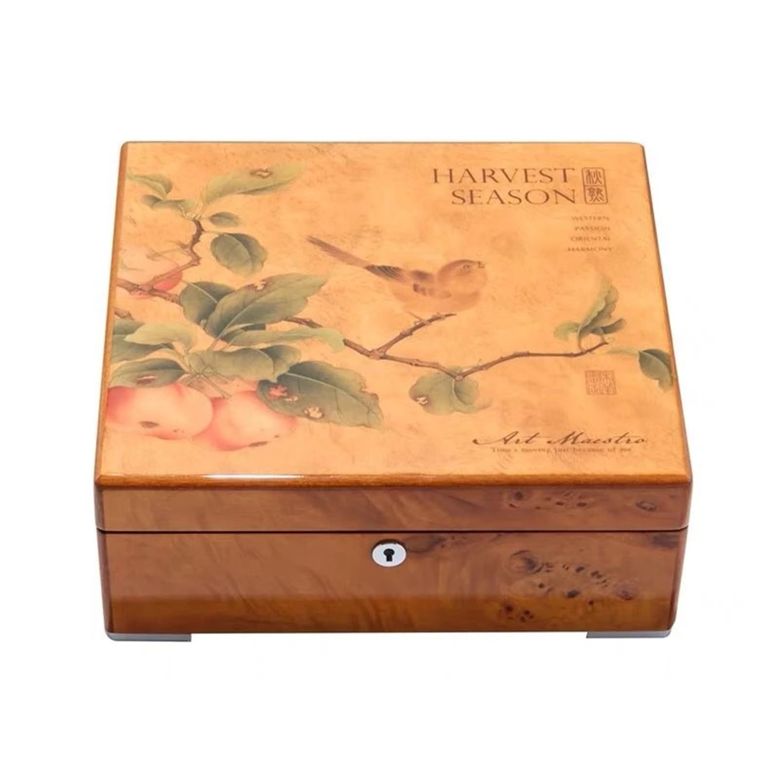 SHENJMAI Watch Box 8 Slots Wood Watch Storage Boxes Solid Display Case With Lock Women Wooden