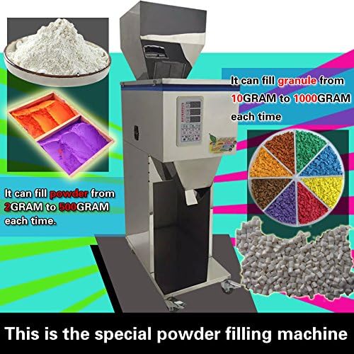 Yoli® Free Shipping, New Arrival Dual Uses Electric Coffee Powder,seeds,food,tea, Powder Filling Filler Machine for Packaging 10-1000g Granule,2-500g Powder with One Big Hopper and Foot Pedal
