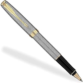 قلم سيسيل جي تي سونيت من الفضة الاسترلينية من باركر، فضي