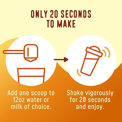 Miniatura 6 de FlavCity Proteína de suero en polvo de vacas alimentadas a pasto - Calabaza Especiada con Latte - 25g de proteína y 57mg de cafeína - Hecho con