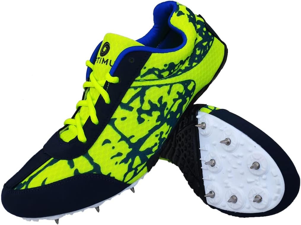 StriterOptimus Unisex Athletic Spike Shoes Running Spike Shoes Racing Spike Shoes Sprint Shoes Light Weight with PU Sole