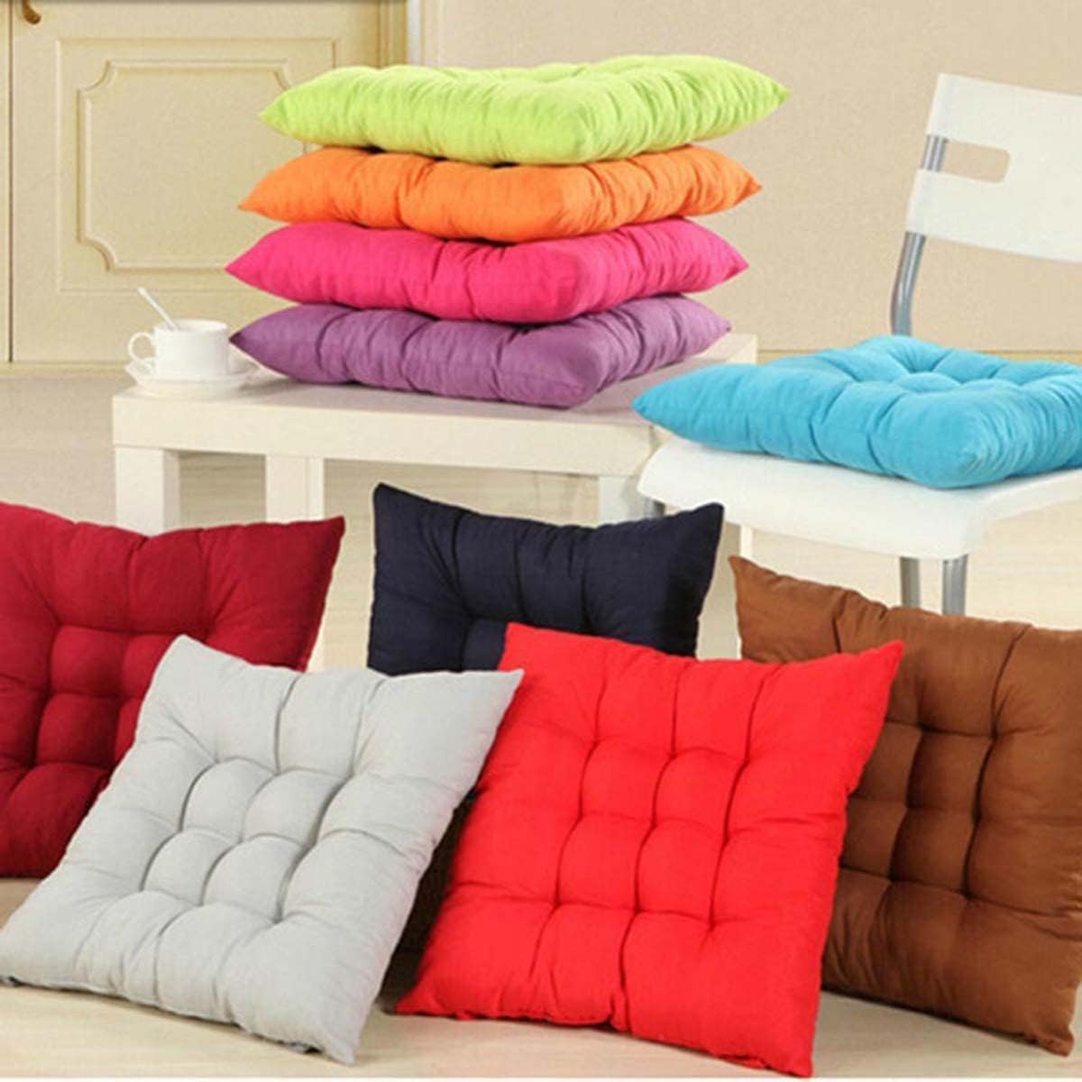 Coussin de Banc rectangulaire 2 à 3 Places, pour intérieur et extérieur, épais et Doux, adapté pour Meubles de Jardin, balançoires, chaises Longues, bancs (Gris,120x45cm)