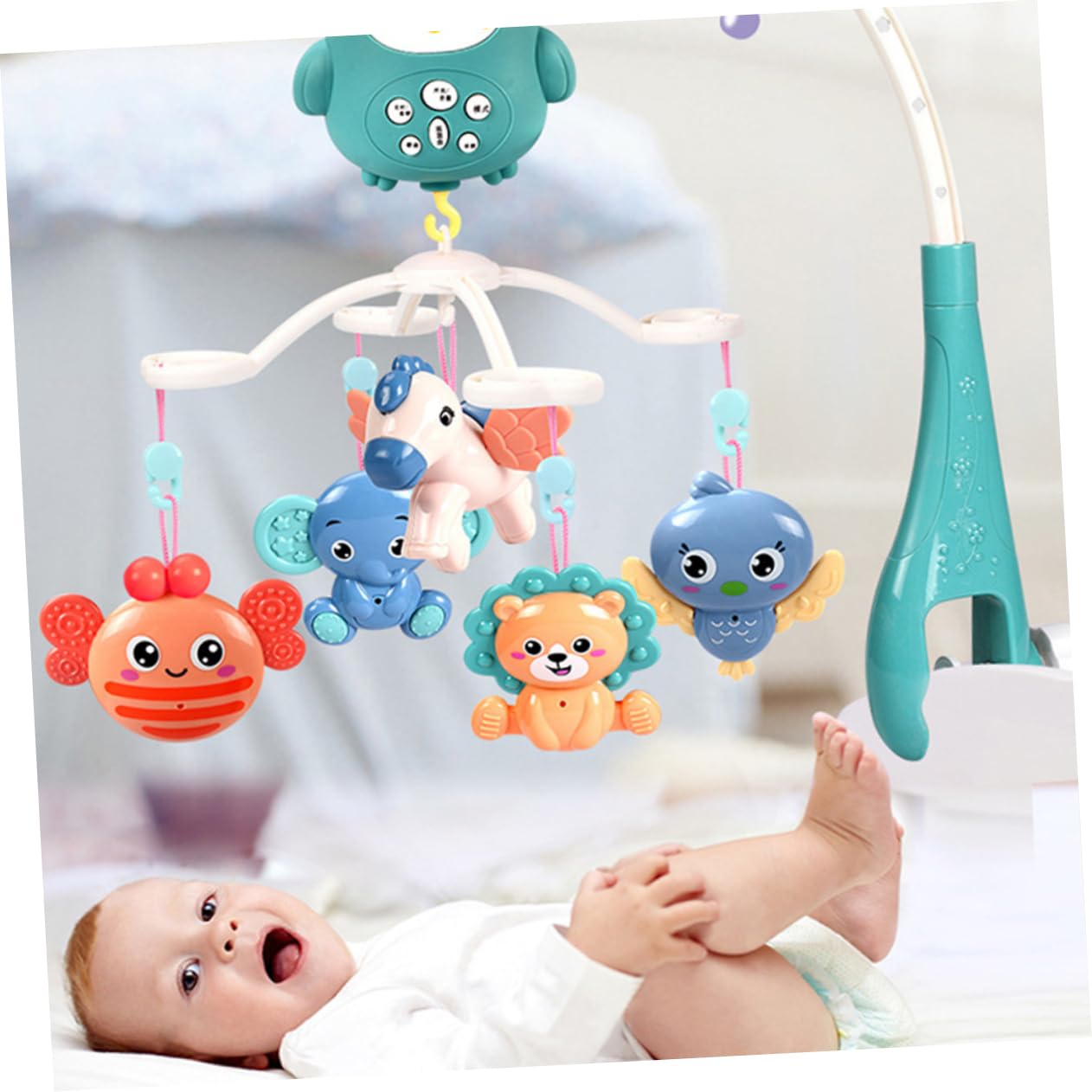 Abaodam 1 Set Soothing Toys Crib Hanging Toy Crib Mobile Baby Crib
