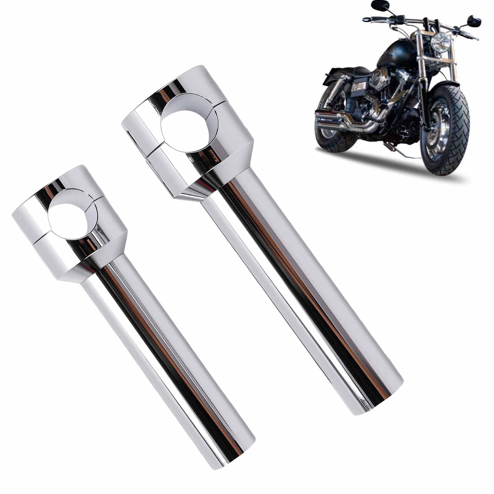 Akozon Podnośniki Kierownicy Motocyklowej Zacisk 25mm ze Stopu Aluminium