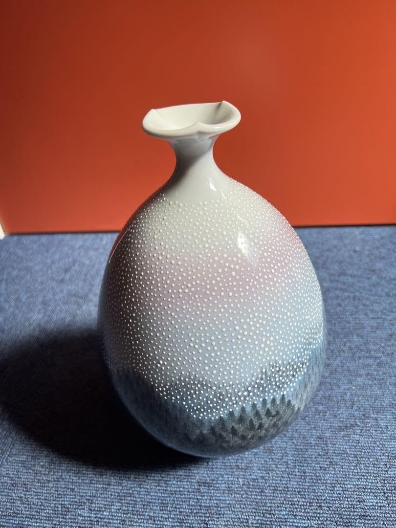 Amazon.co.jp: 1017 藤井朱明作 日辰会友 花瓶 : ホーム＆キッチン