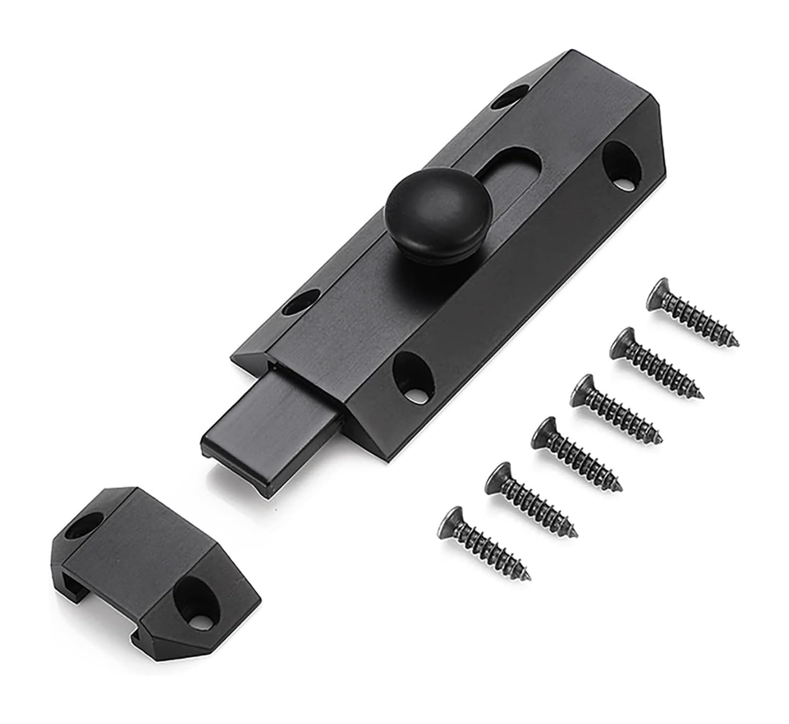 Door Lock Bolt, Door Lock Bolts, All Copper Sliding Bolt(Black)
