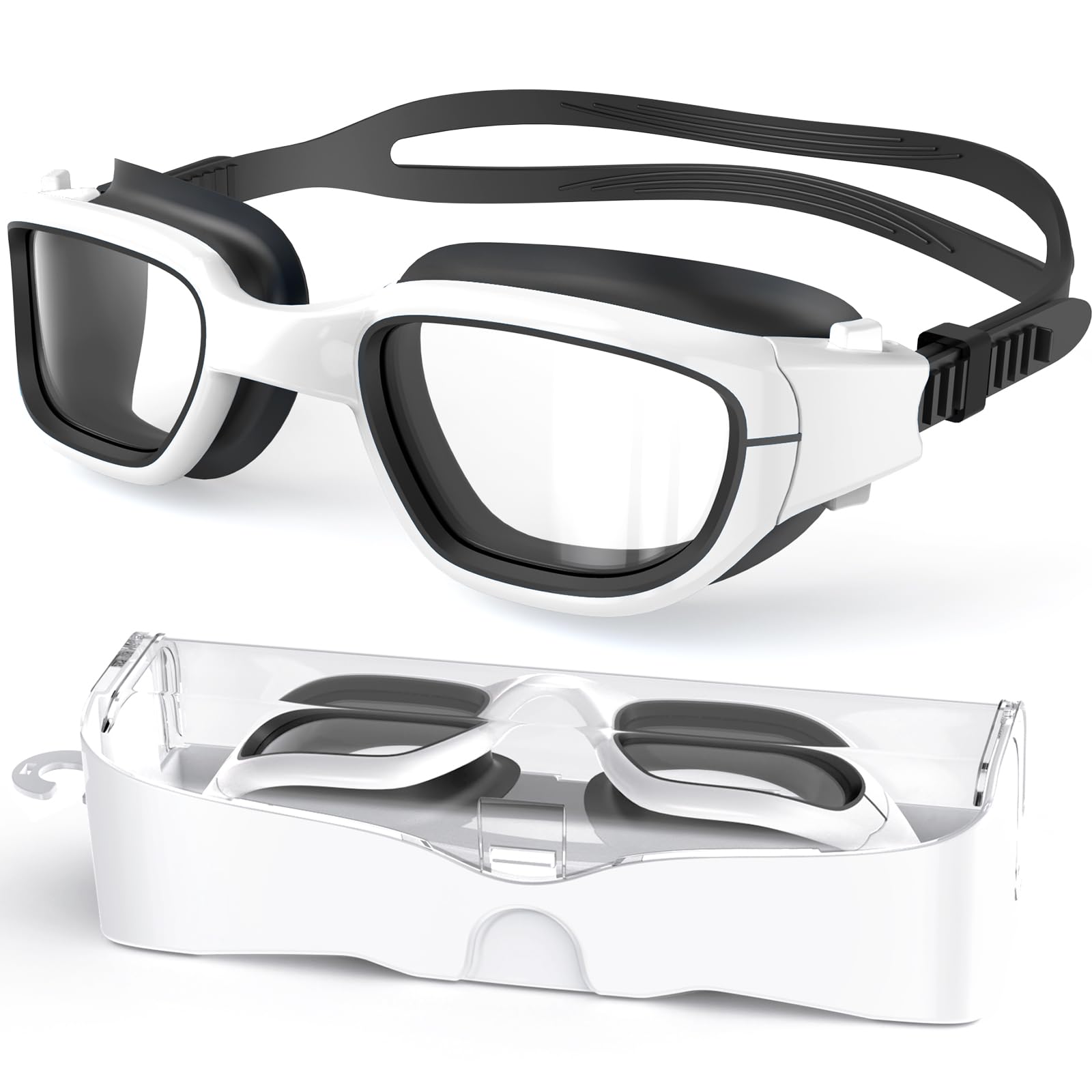 Zeligerstar Schwimmbrille Kinder, Taucherbrille Kinder 6-14 Jahre, Anti-Beschlag UV-Schutz, Kein Auslaufen, Breite Sicht, Schwimmbrillen für Jungen, Mädchen