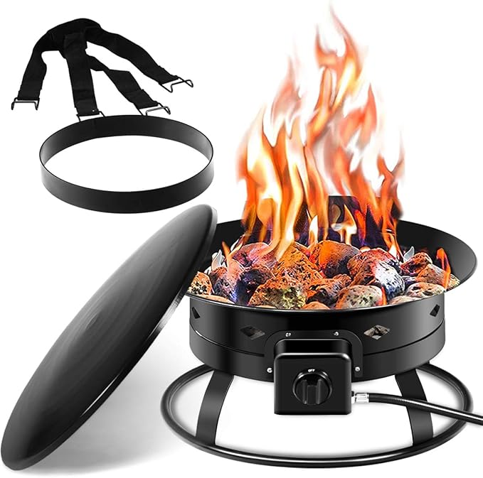 Outland Firebowl 893 Deluxe Outdoor Portable Propane Gas Fire Pit with