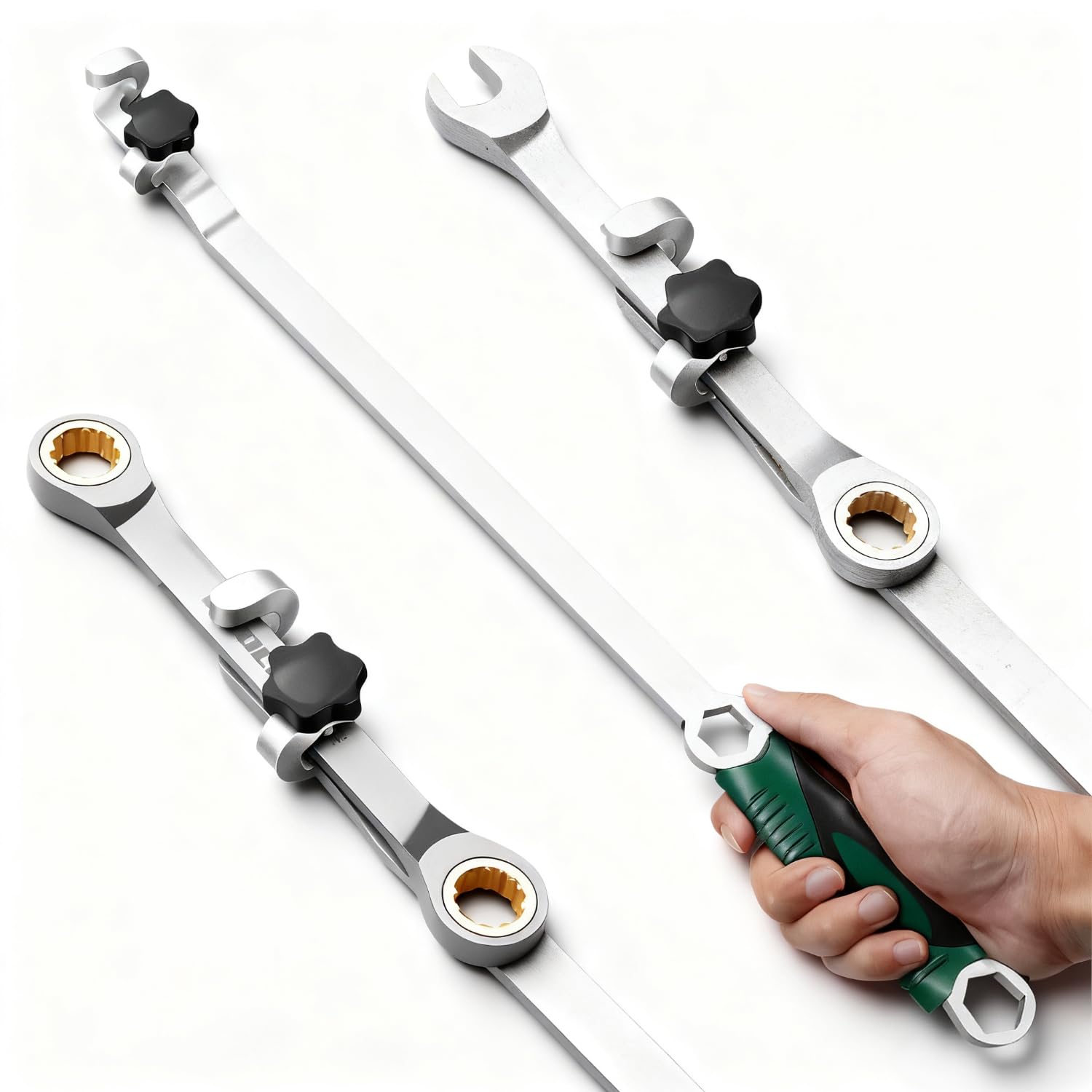 40cm Barra extensora para Llaves de Carraca Llave de Extensión Compensada Wrench Extender profesional para llaves Wrench Extension compatible con Llave Carraca para el mantenimiento automotriz