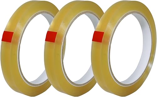 GGR Supplies T.R.U. - Cinta de sellado de celulosa biodegradable ecológica para celofán biodegradable, embalaje ligero, 12 pulgada (ancho) x 72