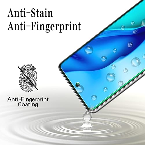 Miniatura 4 de MAYtobe Paquete de 2 protectores de pantalla diseñados para Samsung Galaxy A53 5G, vidrio templado, antiarañazos, sin burbujas, fácil de instalar