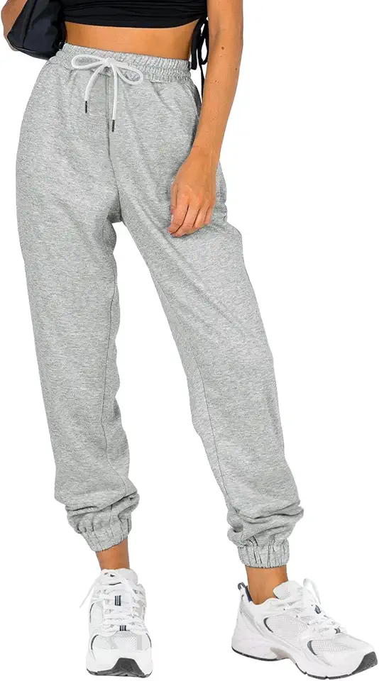 ATHMILE Sweatpants Women Fall Fashion 2025 Baggy Joggers Workout Lounge Lightweight Comfy High Waisted Athletic Sweat Pants