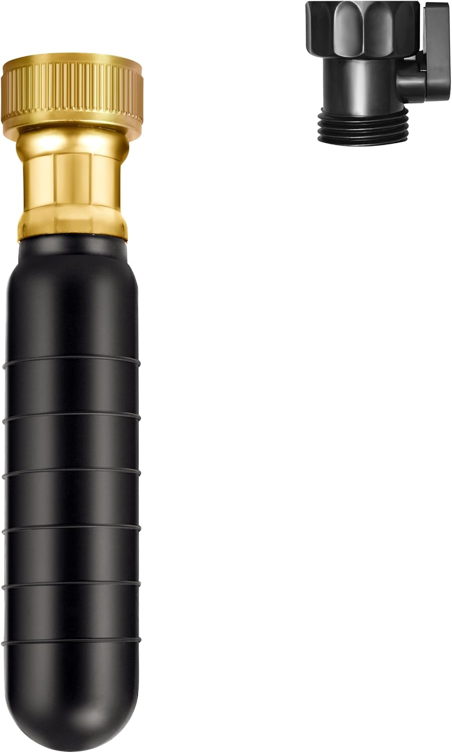 Drain Bladder Unclogger fits 1"to6" Pipes.& 3/4" Garden Hose Shut Off Valve,Drain Cleaning Bladder Unclogs Clogs in Kitchen Sinks, Bathtubs and Swimming Pool Pipes Through High-Pressure Water Flow